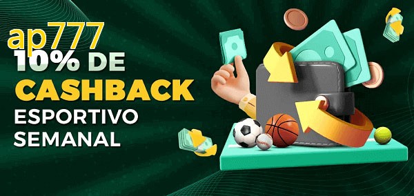 10% de bônus de cashback na ap777